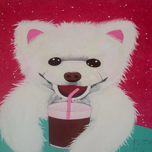 My little and pretty friend by Jinkyeong An, Painting for Sale on Singulart