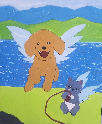 wings of spring by Jinkyeong An, 회화 for Sale on Singulart