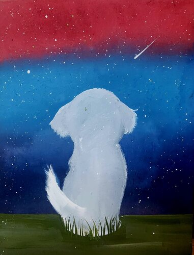 starry night by Jinkyeong An, Painting for Sale on Singulart