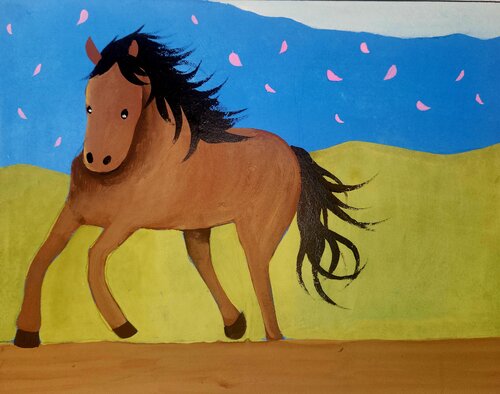 Horse par Jinkyeong An, Peinture en vente sur Singulart