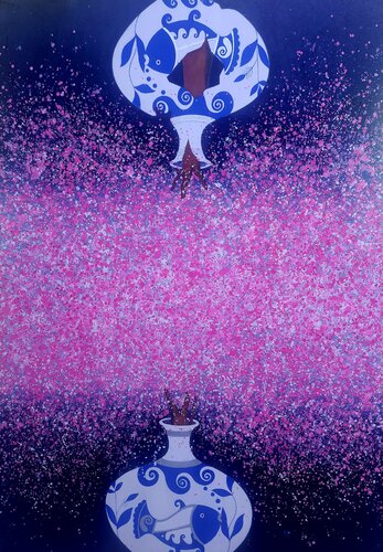 The outer and inner worlds 3 by Jinkyeong An, Painting for Sale on Singulart