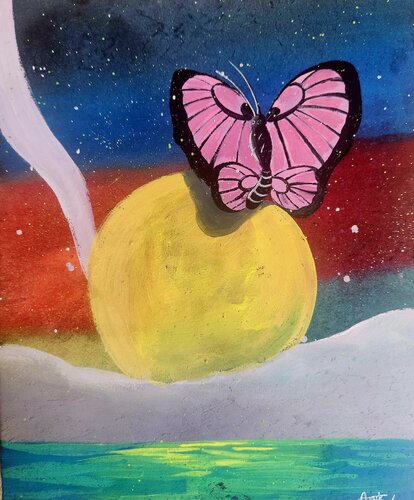 Moonlight shadow by Jinkyeong An, Painting for Sale on Singulart