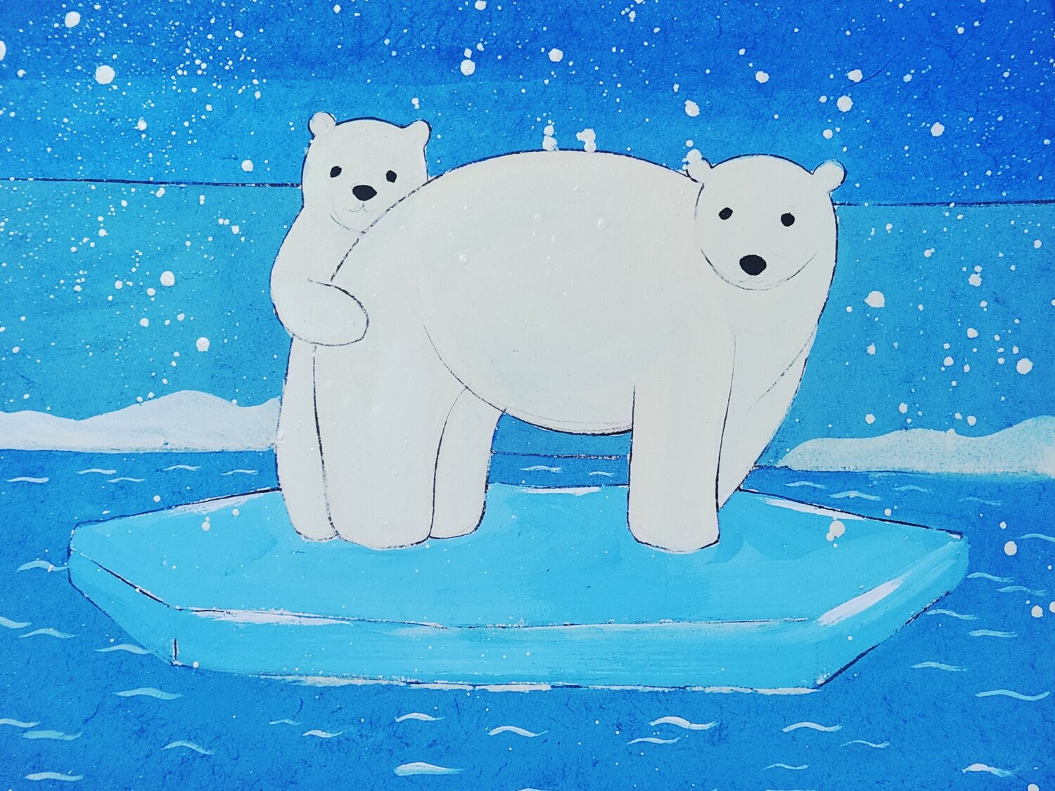 warmth in the winter Jinkyeong An Original painting for sale