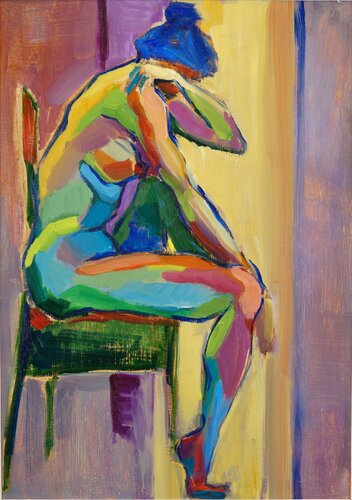 Nude II von Zoja Golubeva, Malerei kaufen auf Singulart