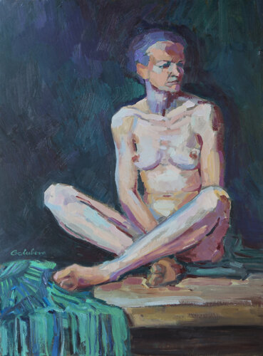 Nude IV van Zoja Golubeva, Schilderij te koop op Singulart