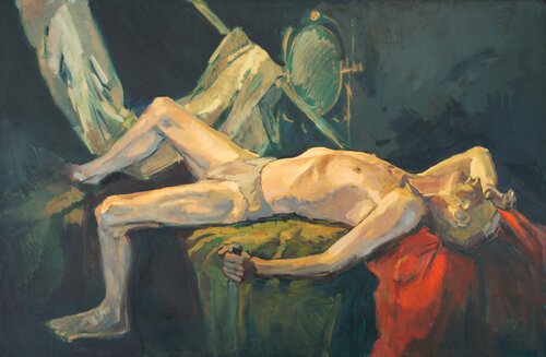 Nude man de Zoja Golubeva, Pintura a la venta en Singulart