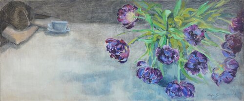 Tulips di Zoja Golubeva, Pittura in vendita su Singulart