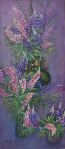 Lupins von Zoja Golubeva, Malerei kaufen auf Singulart