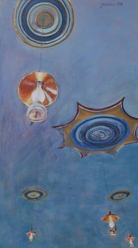 Synagogue Sky von Zoja Golubeva, Malerei kaufen auf Singulart