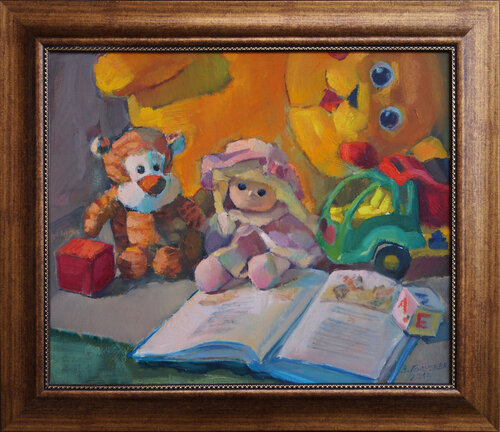 Toys von Zoja Golubeva, Malerei kaufen auf Singulart