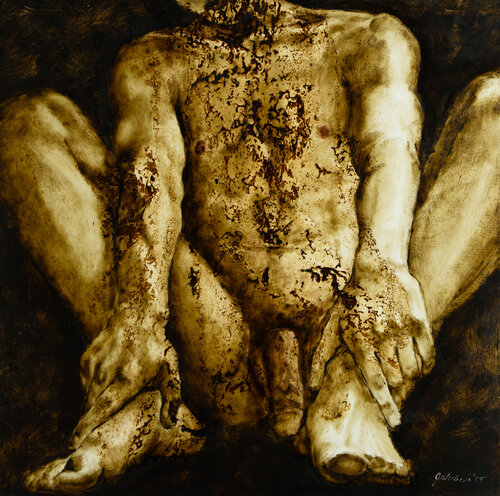 Flesh  III von Zoja Golubeva, Malerei kaufen auf Singulart