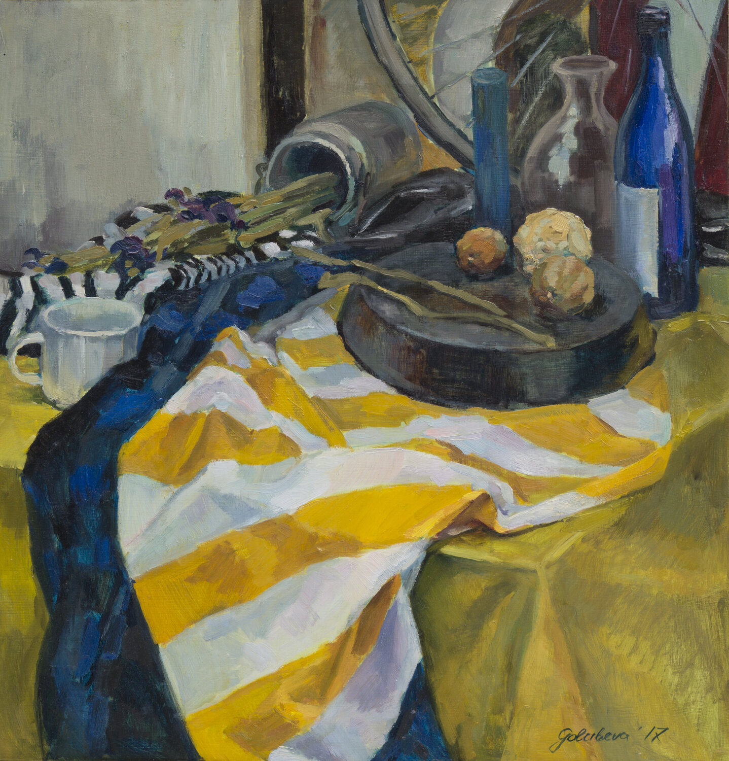 Striped still life Zoja Golubeva