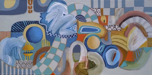 Playfield von Florentina-Maria Popescu, Malerei kaufen auf Singulart