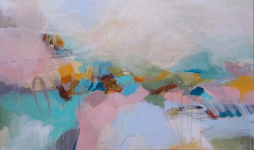 Lake Walk von Florentina-Maria Popescu, Malerei kaufen auf Singulart