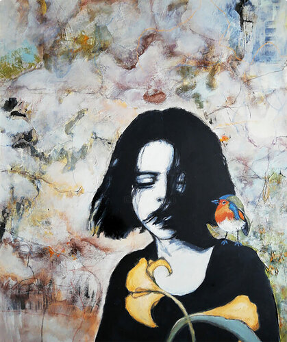 Listen... von Florentina-Maria Popescu, Malerei kaufen auf Singulart