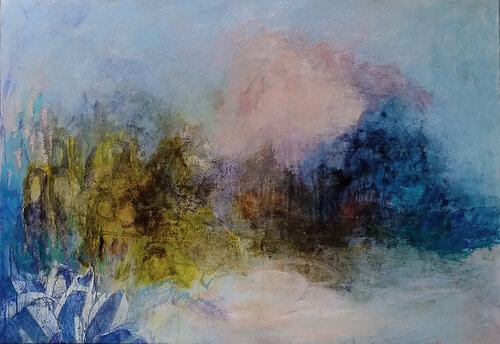 There's Nothing Only This Moment von Florentina-Maria Popescu, Malerei kaufen auf Singulart