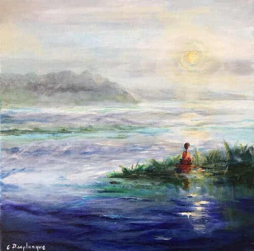 Sérenité di Christine desplanque, Pittura in vendita su Singulart