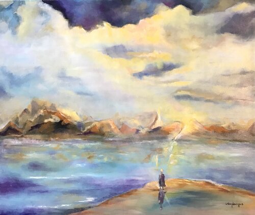 Belle solitude von Christine desplanque, Malerei kaufen auf Singulart