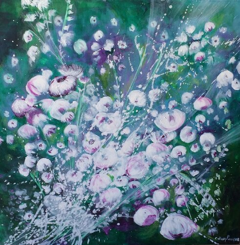 Bouquet ZEN di Christine desplanque, Pittura in vendita su Singulart