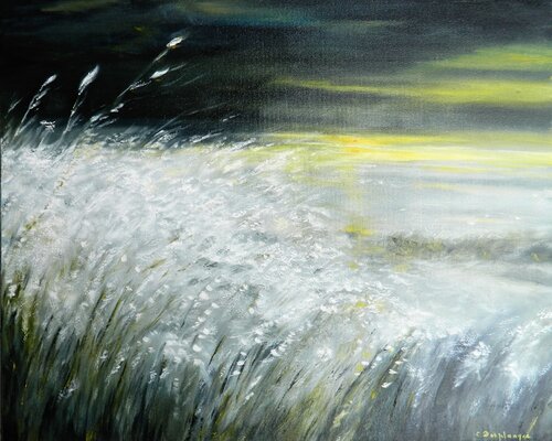 La liberté des herbes folles by Christine desplanque, Painting for Sale on Singulart
