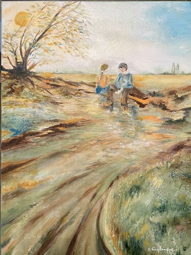 À la croisée des chemins di Christine desplanque, Pittura in vendita su Singulart