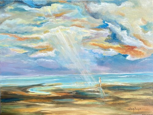 Immensité di Christine desplanque, Pittura in vendita su Singulart