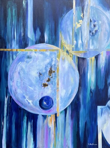 La rencontre van Christine desplanque, Schilderij te koop op Singulart