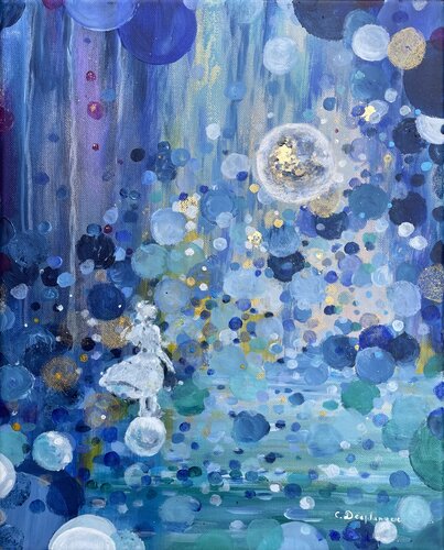 Rêverie by Christine desplanque, 회화 for Sale on Singulart