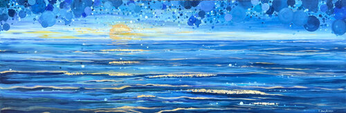 Écho d immensités di Christine desplanque, Pittura in vendita su Singulart