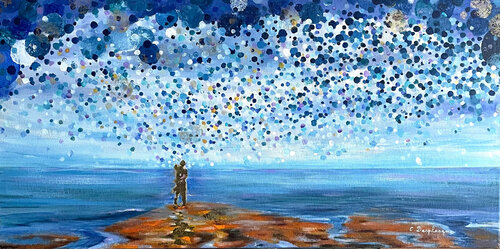 Ne faire qu’un! di Christine desplanque, Pittura in vendita su Singulart