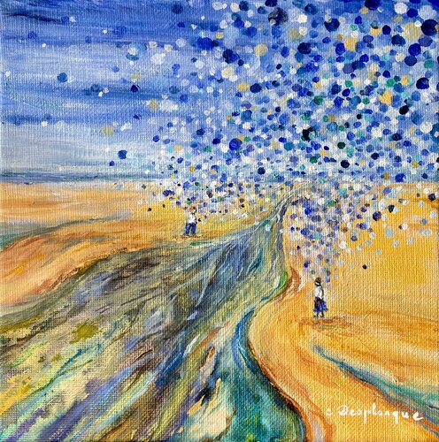 Se retrouver by Christine desplanque, 油畫 for Sale on Singulart
