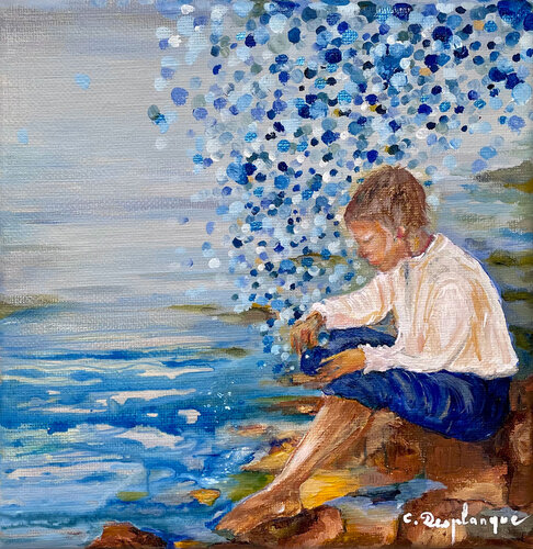 Se rever di Christine desplanque, Pittura in vendita su Singulart