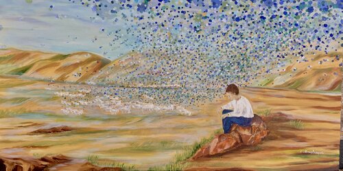 Connexion de Christine desplanque, Pintura a la venta en Singulart