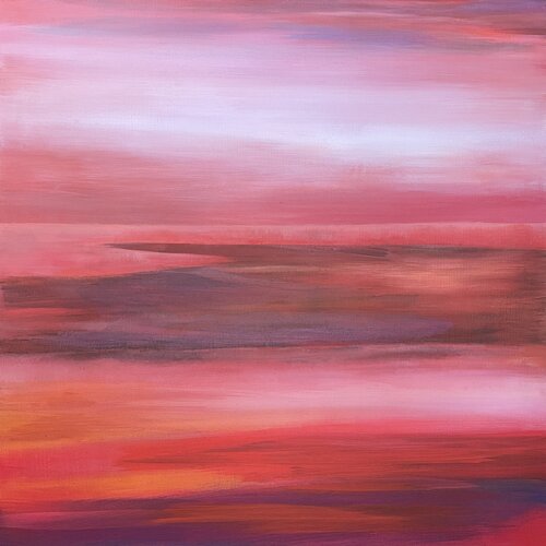 Liebe an warmem Sommerabend van Adrian Müller, Schilderij te koop op Singulart