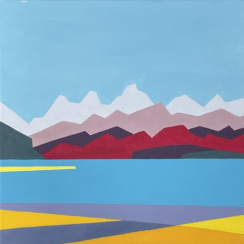 Eiger, Mönch und Jungfrau van Adrian Müller, Schilderij te koop op Singulart