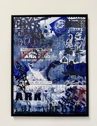 Dark Blue Street by Florian Arendt, Painting for Sale on Singulart