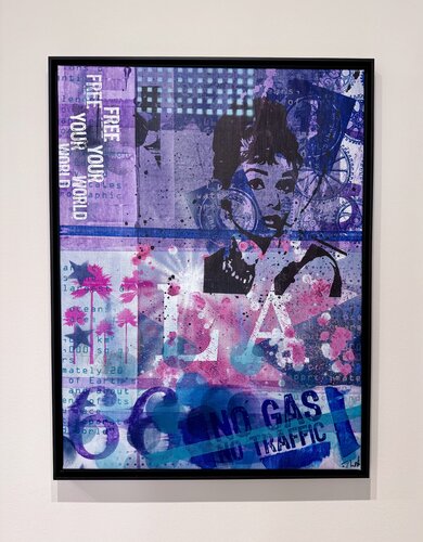 Free your purple world von Florian Arendt, Malerei kaufen auf Singulart