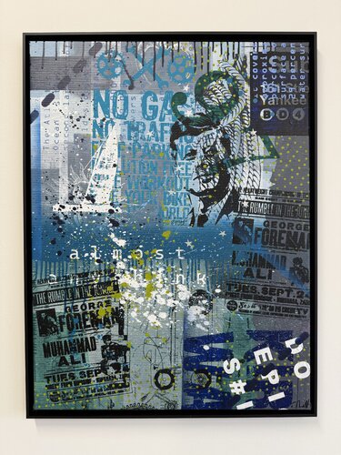 No Gas no Traffic blue by Florian Arendt, Painting for Sale on Singulart