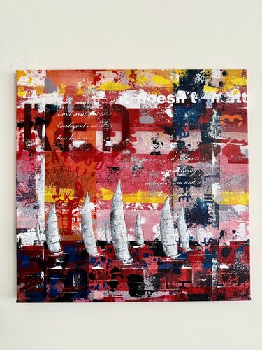 Red sea sails by Florian Arendt, Painting for Sale on Singulart