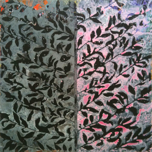 Effeuillage gris-rose Jean-Jacques Pigeon