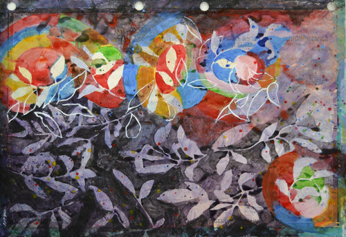 Effeuillage sur papier hollandais XXVIII Jean-Jacques Pigeon