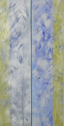 Soudain un coup de vent (Effeuillage) VI, (diptyque) von Jean-Jacques Pigeon, Malerei kaufen auf Singulart