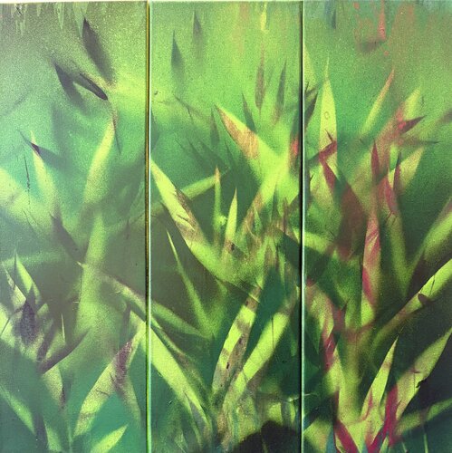 Amazonia triptyque 01 von Jean-Jacques Pigeon, Malerei kaufen auf Singulart