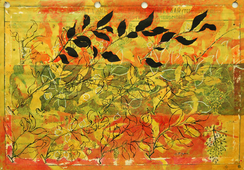 Effeuillage sur papier hollandais XXX by Jean-Jacques Pigeon, Work on Paper for Sale on Singulart