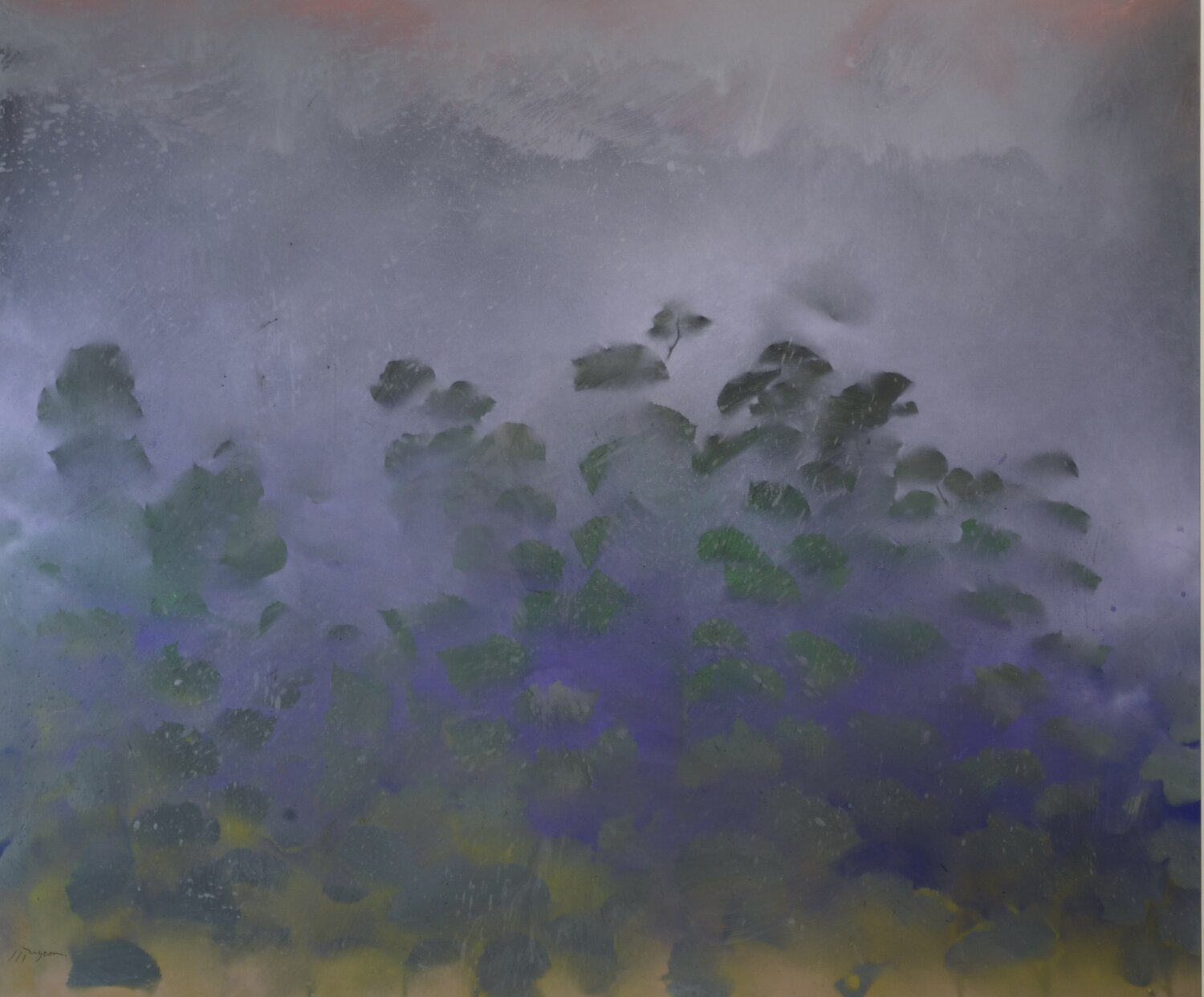 Paysage violet Jean-Jacques Pigeon