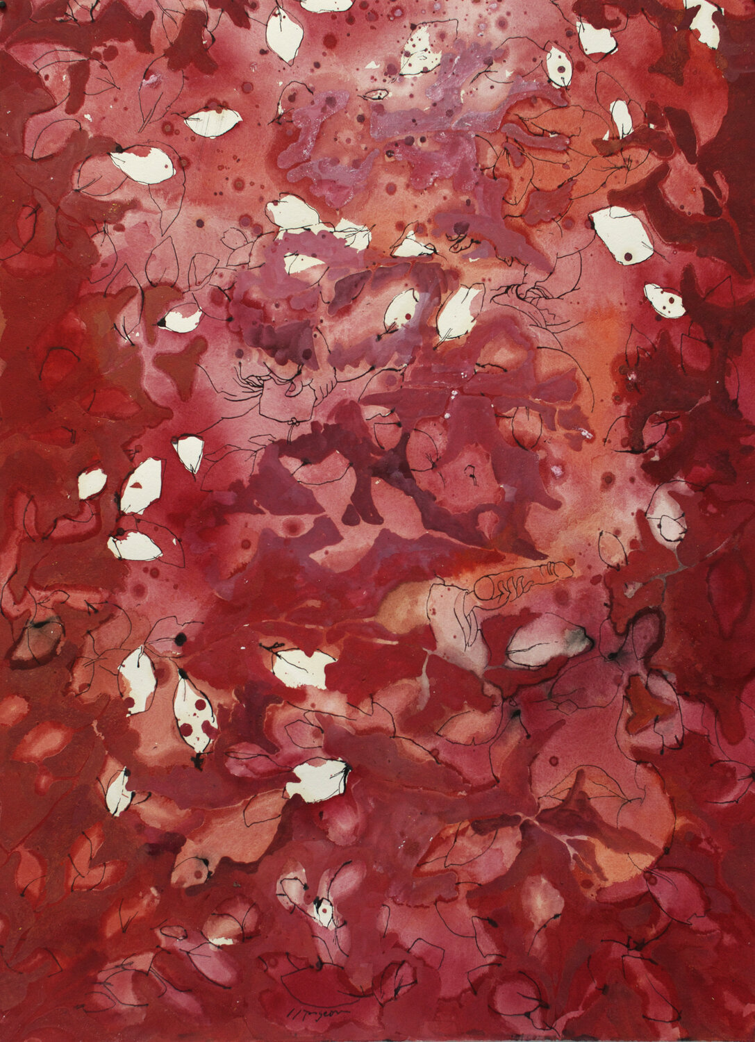 Peinture secrète (Éros effeuillage) XII Jean-Jacques Pigeon Peinture originale à vendre
