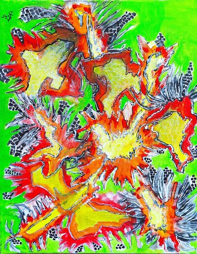 Farbakzente von Bernd Stephanny, Malerei kaufen auf Singulart