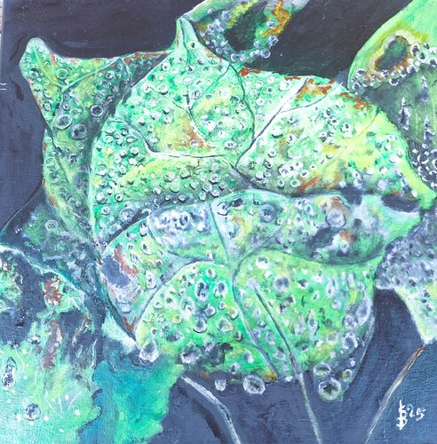 Wassertropfen 6 von Bernd Stephanny, Malerei kaufen auf Singulart