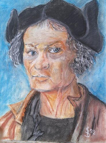 Albrecht Dürer der Ältere Portrait von Albrecht Dürer Replik von Bernd Stephanny, Malerei kaufen auf Singulart