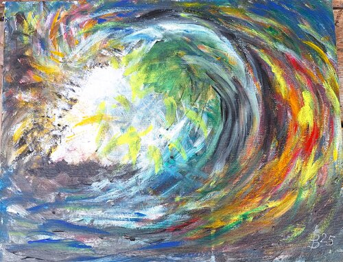 die Welle von Bernd Stephanny, Malerei kaufen auf Singulart